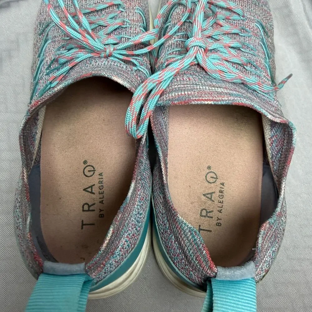 Alegria TRAQ Synq Q-Sport Aquamarine Sneakers TRA-SYN-5440 Women's US 10.5 EU 41